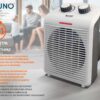BRUNO 2 σε 1 αερόθερμο δωματίου BRN-0211, 2000W, με ανεμιστήρα, λευκό - Image 5