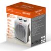 BRUNO 2 σε 1 αερόθερμο δωματίου BRN-0211, 2000W, με ανεμιστήρα, λευκό - Image 6