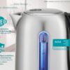 BRUNO βραστήρας νερού BRN-0213, ανοξείδωτος, 1.7L, 2200W, inox - Image 3