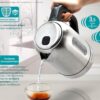 BRUNO βραστήρας νερού BRN-0213, ανοξείδωτος, 1.7L, 2200W, inox - Image 4