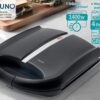 BRUNO ψηστιέρα-τοστιέρα BRN-0216 για 4 τοστ, 1400W, μαύρη mat/inox - Image 4