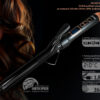 BRUNO ψαλίδι μαλλιών για μπούκλες BRN-0218 με κεραμικό κύλινδρο 25mm, 60W, ψηφιακή ένδειξη, black-copper - Image 4