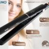 BRUNO ισιωτική πρέσα μαλλιών BRN-0219 με κεραμικές πλάκες, 50W, ψηφιακή ένδειξη, black-copper - Image 5