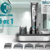 BRUNO κουρευτική/ξυριστική μηχανή 5 σε 1 BRN-0221, επαναφορτιζόμενη, ψηφιακή ένδειξη, black-inox, σετ 16τμχ - Image 2