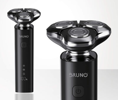 BRUNO ξυριστική μηχανή προσώπου BRN-0223, επαναφορτιζόμενη, μαύρη