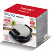 BRUNO βαφλιέρα BRN-0253, 1000W, στρόγγυλη 19εκ, βαθιά, inox-μαύρη - Image 6