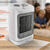 BRUNO κεραμικό αερόθερμο BRN-0255, 2000W, με θερμοστάτη/ανεμιστήρα/αυτόματη περιστροφή, λευκό - Image 3