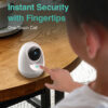BOTSLAB smart κάμερα C213, 3MP/2K, WiFi & LAN, 360° PTZ, SD - Image 7