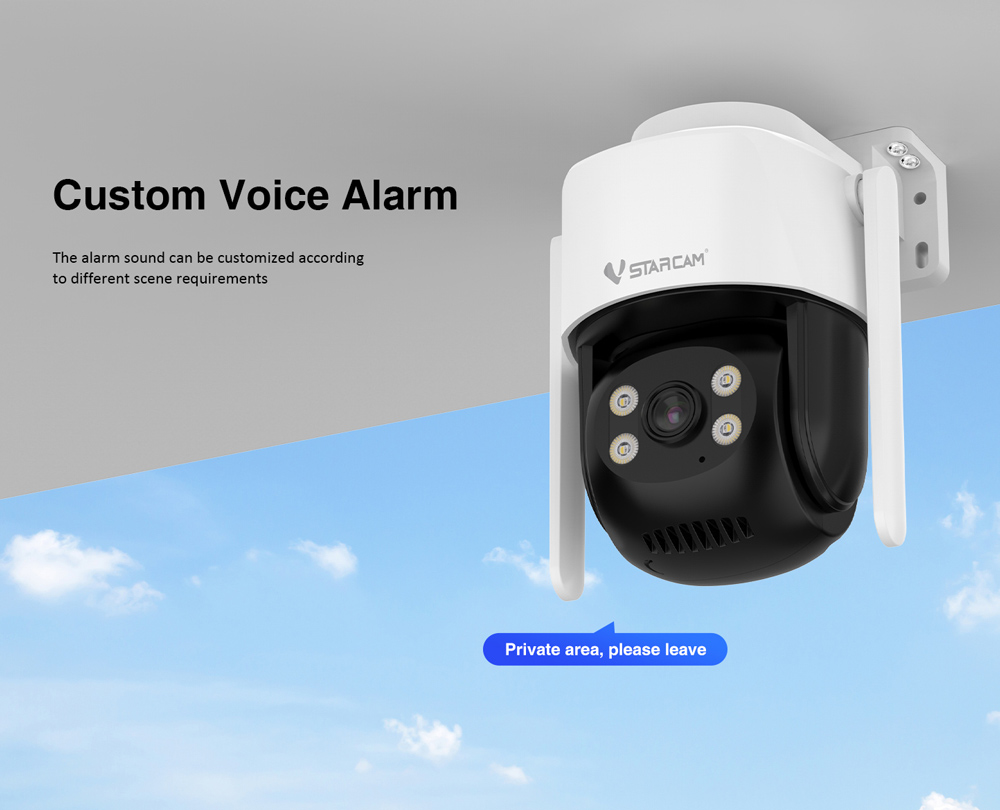 VSTARCAM smart κάμερα C622, 2MP, WiFi, PTZ, SD, IP66 - Image 9