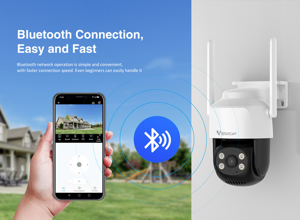 VSTARCAM smart κάμερα C622, 2MP, WiFi, PTZ, SD, IP66 - Image 11