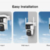 VSTARCAM smart ηλιακή κάμερα CB621DR, dual lens, 3MP, WiFi, SD, PTZ, IP66 - Image 12
