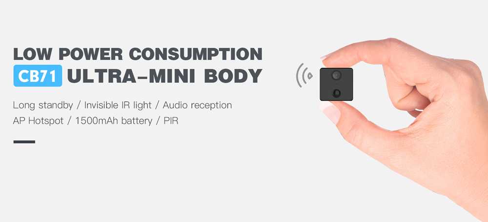 VSTARCAM smart mini κάμερα CB71, 3MP, 1500mAh, WiFi & αυτόνομη καταγραφή - Image 5