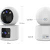 VSTARCAM smart κάμερα CB90DR, 2MP, dual lens, WiFi, PTZ, SD, 5200mAh backup battery - Image 10