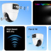 VSTARCAM smart κάμερα CS2DR, 3MP, dual lens, WiFi, PTZ, SD - Image 6