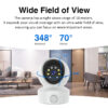 VSTARCAM smart κάμερα CS49LM με ανιχνευτή καπνού/αερίου, 3MP, WiFi, PTZ, SD - Image 5