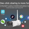 VSTARCAM smart IP κάμερα CS58, IP66, 3MP, WiFi, ανίχνευση καπνού - Image 3