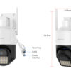 VSTARCAM smart κάμερα CS610Q, 4K/8MP, WiFi, PTZ, SD, IP66 - Image 5