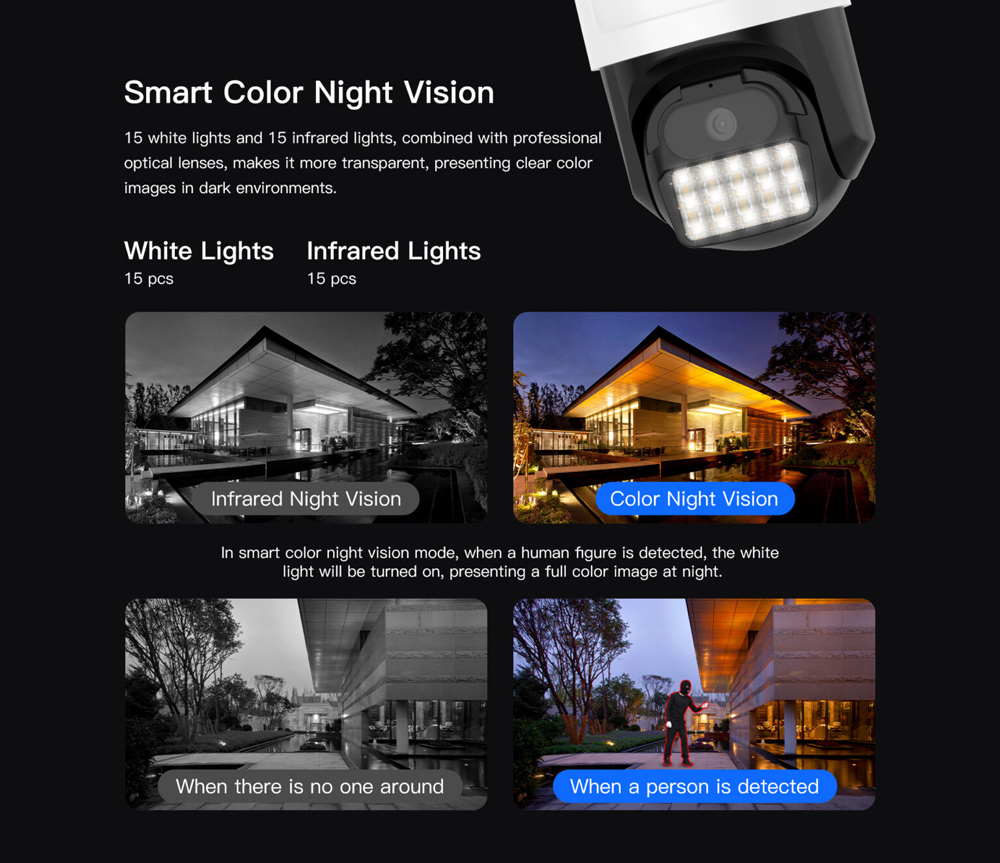 VSTARCAM smart κάμερα CS610Q, 4K/8MP, WiFi, PTZ, SD, IP66 - Image 11