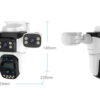 VSTARCAM smart κάμερα CS621FR, four-lens, 2MP, WiFi, SD, PTZ, IP66 - Image 5