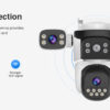 VSTARCAM smart κάμερα CS621SR, triple lens, 2MP, WiFi, SD, PTZ, IP66 - Image 8