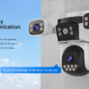VSTARCAM smart κάμερα CS621SR, triple lens, 2MP, WiFi, SD, PTZ, IP66 - Image 9