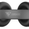 DOQAUS headphones DESIGN 1, ασύρματα & ενσύρματα, Φ40mm, 600mAh, μαύρα/καφέ - Image 2