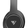 DOQAUS headphones DESIGN 1, ασύρματα & ενσύρματα, Φ40mm, 600mAh, μαύρα/καφέ - Image 3