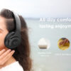 DOQAUS headphones DESIGN 2, ασύρματα & ενσύρματα, Φ40mm, 600mAh, μαύρα - Image 7