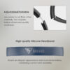 DOQAUS headphones DESIGN 2, ασύρματα & ενσύρματα, Φ40mm, 600mAh, μαύρα - Image 8