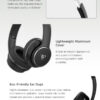 DOQAUS headphones DESIGN 3, ασύρματα & ενσύρματα, Φ40mm, 600mAh, μαύρα - Image 6