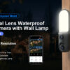 VSTARCAM smart κάμερα FC4 με φωτισμό, dual lens, 3MP, WiFi, SD, PTZ, IP66 - Image 2
