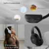 DOQAUS headphones FOCUS 5, ασύρματα & ενσύρματα, Φ40mm, 1000mAh, μαύρα - Image 6