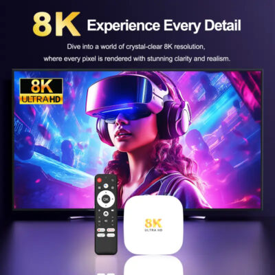 Alternative view of H96 MAX TV Box M2 Plus, 8K, 4/32GB, WiFi 6, Bluetooth, Android 14