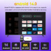 H96 MAX TV Box M2 Plus, 8K, 4/32GB, WiFi 6, Bluetooth, Android 14 - Image 3