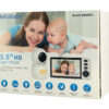 HELLOBABY ενδοεπικοινωνία μωρού HB6084L με κάμερα & οθόνη 5.5", 720p, PTZ - Image 4