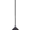 LEDTM φωτιστικό οροφής HLL-0011, E27, 16x16x16cm, μεταλλικό, μαύρο