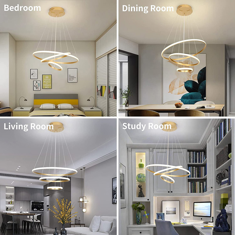 LEDTM LED φωτιστικό οροφής HLL-0078, 44W, 4000K, 60x60cm, χρυσό - Image 3