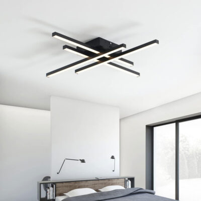 Alternative view of LEDTM LED φωτιστικό οροφής HLL-0111, 50W, 4500K, 9x60x60cm, μαύρο