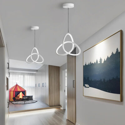 Alternative view of LEDTM LED φωτιστικό οροφής HLL-0121, 15W, 4000K, Φ22cm x 1m, λευκό
