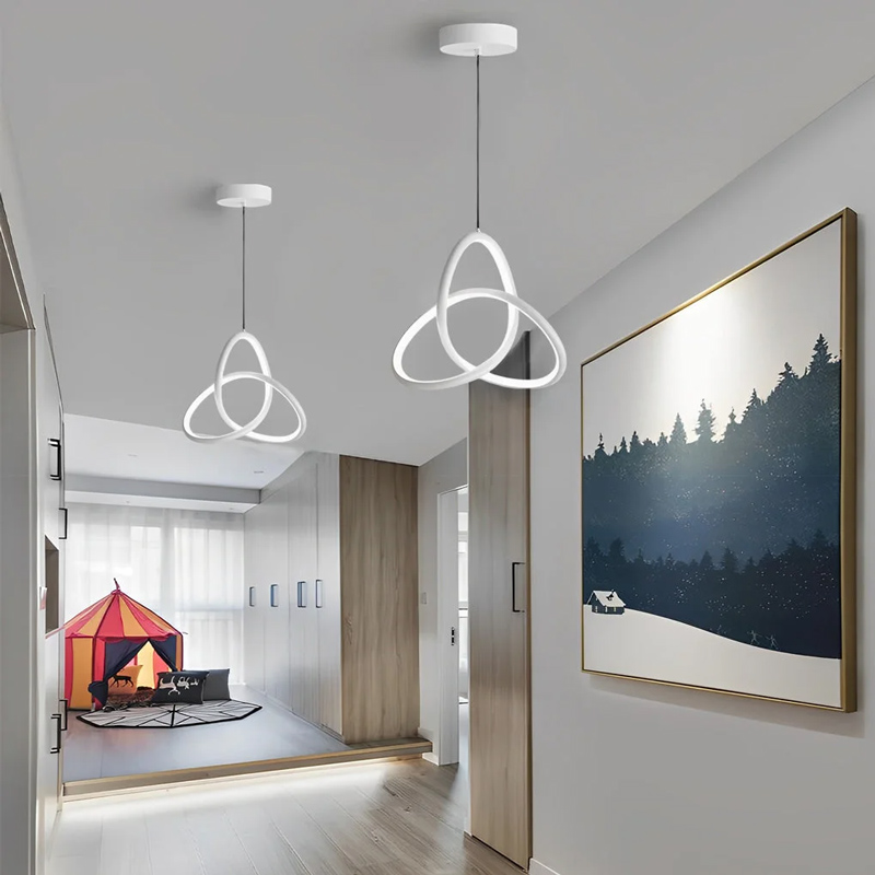 LEDTM LED φωτιστικό οροφής HLL-0121, 15W, 4000K, Φ22cm x 1m, λευκό - Image 2