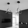 LEDTM LED φωτιστικό οροφής HLL-0123, 15W, 4000K, Φ22cm x 1m, μαύρο - Image 2