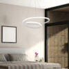 LEDTM LED φωτιστικό οροφής HLL-0153, 25W, 4000K, Φ40cm, 1m, λευκό - Image 2