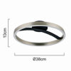 LEDTM LED φωτιστικό οροφής HLL-0200, 29W, 4000K, Φ38x10cm, ασημί/μαύρο - Image 4