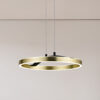 LEDTM LED φωτιστικό οροφής HLL-0201, 29W, 4000K, Φ38x120cm, χρυσό/μαύρο - Image 2