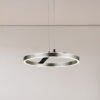 LEDTM LED φωτιστικό οροφής HLL-0202, 29W, 4000K, Φ38x120cm, ασημί/μαύρο - Image 2