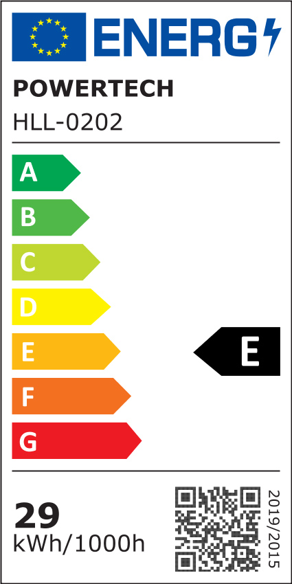 LEDTM LED φωτιστικό οροφής HLL-0202, 29W, 4000K, Φ38x120cm, ασημί/μαύρο - Image 5