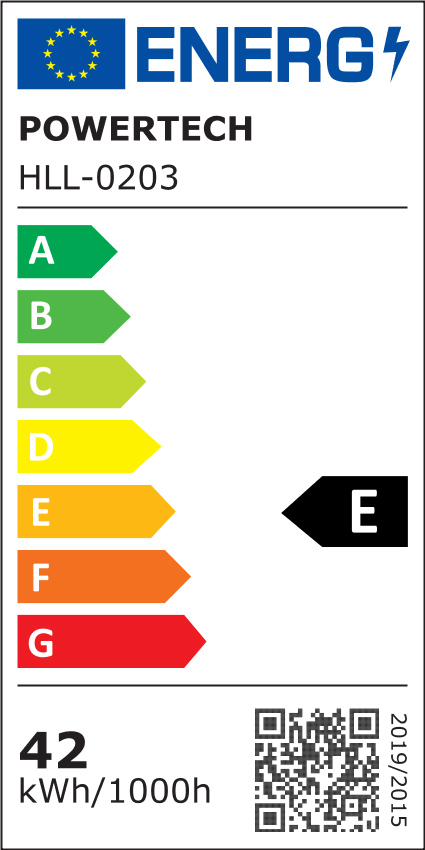 LEDTM LED φωτιστικό οροφής HLL-0203, 42W, 4000K, 70x30x120cm, ασημί/μαύρο - Image 5