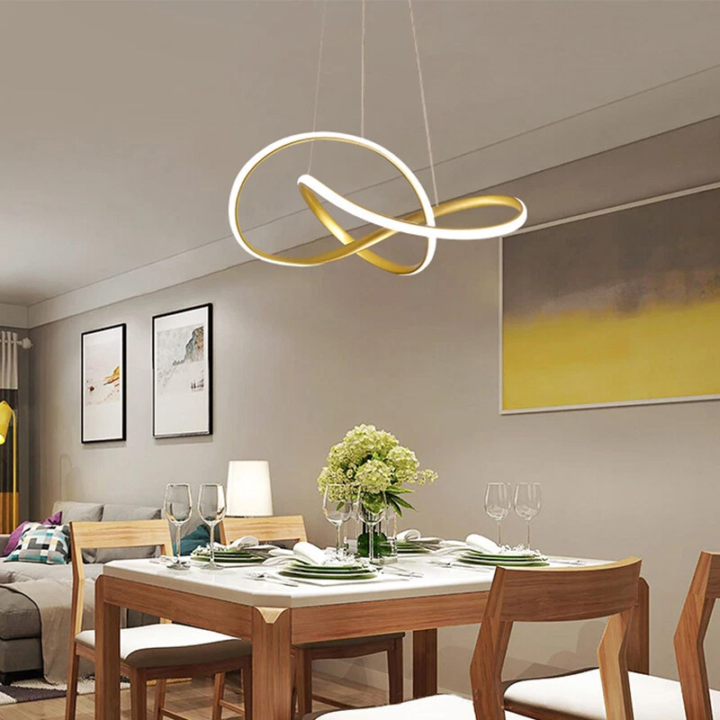 LEDTM LED φωτιστικό οροφής HLL-0208, 48W, 4000K, Φ50cm x 120cm, χρυσό - Image 3