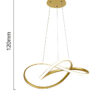 LEDTM LED φωτιστικό οροφής HLL-0208, 48W, 4000K, Φ50cm x 120cm, χρυσό - Image 4