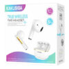 KAKUSIGA earphones με θήκη φόρτισης KSC-1482, True Wireless, 15mm, 35/300mAh, λευκά - Image 2